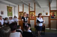 Iskolatáskával, tanszerekkel segítették a tanévkezdést a görögkatolikus általános iskolában